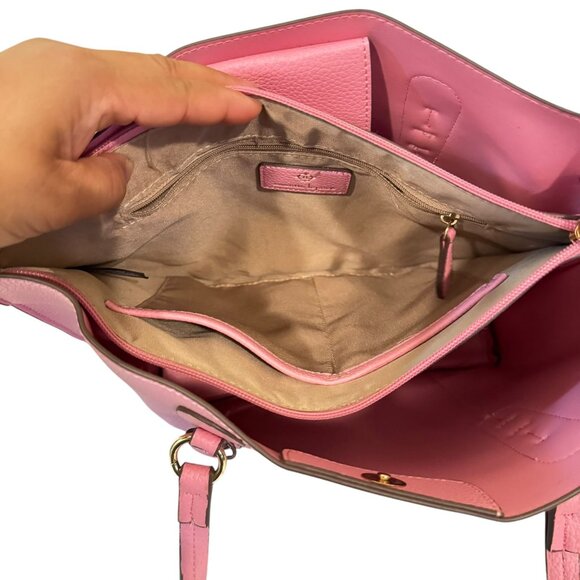 Nanette Lepore Women's Pink Leather Shoulder Bag - Picture 4 of 13